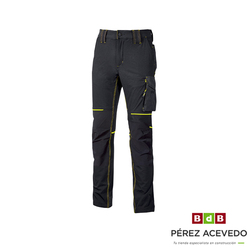 PANTALON WORLD BLACK CARBON UPOWER TALLA L
