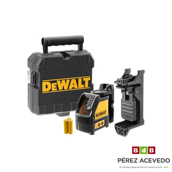 NIVEL LASER AUTONIVELANTE 2 LINEAS EN CRUZ DEWALT DW088K-XJ