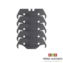 CUCHILLAS TIPO GANCHO CUTTER PACK 5 UNIDADES