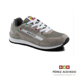 ZAPATILLA OCUPACIONAL ABARTH COMPETIZIONE GRIS 02  N-40