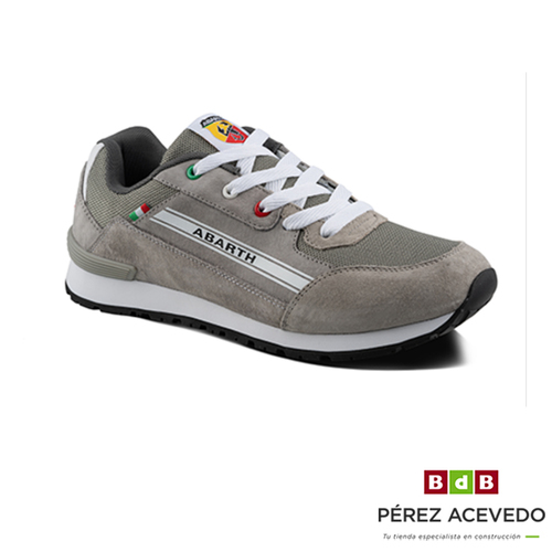 ZAPATILLA OCUPACIONAL ABARTH COMPETIZIONE GRIS 02  N-40