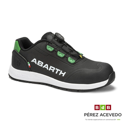 ZAPATILLA SEGURIDAD ABARTH SCORPION BASSO BLACK S3 N-45