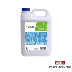MINORADOR PH PISCINAS 5 LITROS LISTA