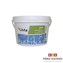 MINORADOR PH PISCINAS 3 KG. LISTA