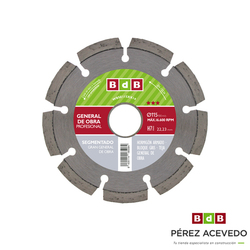 DISCO DIAMANTE 115 GENERAL OBRA PROFESIONAL BDB