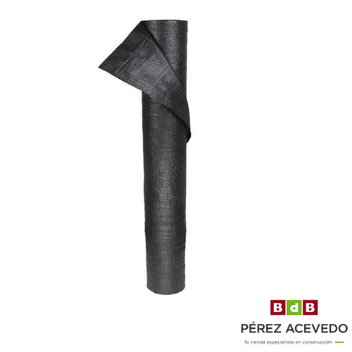 MALLA ANTIHIERBAS 100 GR NEGRA 2 X 50 METROS