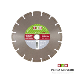 DISCO DIAMANTE 230 GENERAL OBRA PROFESIONAL BDB
