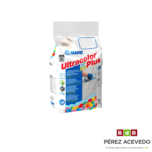 MORTERO JUNTA MAPEI ULTRACOLOR PLUS 103 BLANCO LUNA 5 KG.