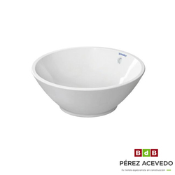 LAVABO SOBRE ENCIMERA REDONDO DURAVIT MODELO BACINO 420 MM.