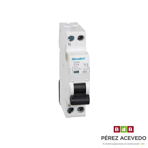 MAGNETOTERMICO  1 POLO   NEUTRO 20 A ESTRECHO REVALCO