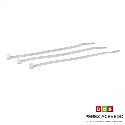 BRIDAS NYLON BLANCO 7,6 X 540 mm
