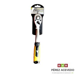 LLAVE CARRACA 1/2 72 DIENTES MANGO BIMATERIAL C.V. NIVEL