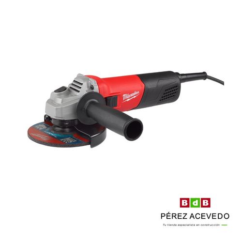 AMOLADORA ELECTRICA 115 MM AG800 800 W.  MILWAUKEE