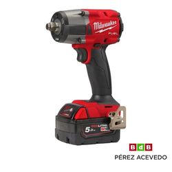 LLAVE IMAPCTO PAR MEDIO BATERIA 1/2 M18 FMTIW2F12-502X 18 V. MILWAUKEE