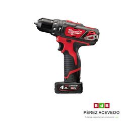 TALADRO PERCUTOR SUBCOMPACTO BATERIA M12 BPD-402C MILWAUKEE