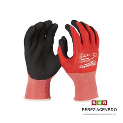 GUANTES ANTICORTE NITRILO NIVEL A T-10 MILWAUKEE
