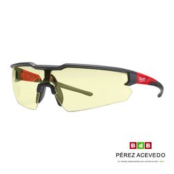 GAFAS SEGURIDAD  ANTI VAHO-RAYADURAS AMARILLAS MILWAUKEE