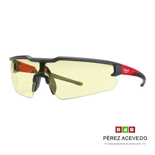GAFAS SEGURIDAD  ANTI VAHO-RAYADURAS AMARILLAS MILWAUKEE