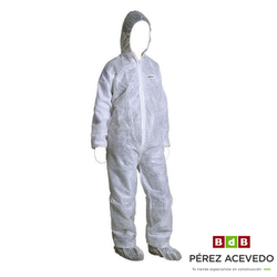 BUZO DESECHABLE BLANCO TALLA M