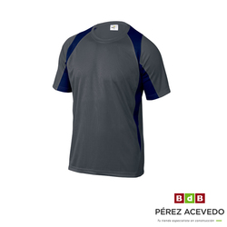 CAMISETA MANGA CORTA GRIS / MARINO BALI TALLA XL
