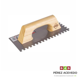 LLANA DENTADA ACERO 28 CM. 8X8 RUBI  M/MADERA