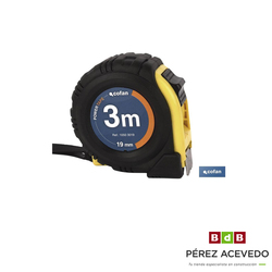 FLEXOMETRO ENGOMADO 5 M.X19 MM. COFAN