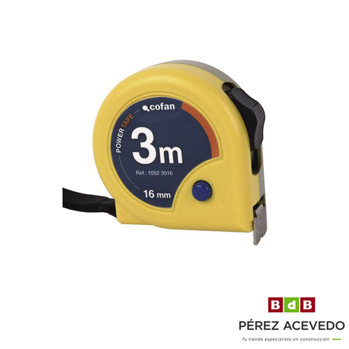 FLEXOMETRO 8 M.X25 MM. COFAN CON FRENO
