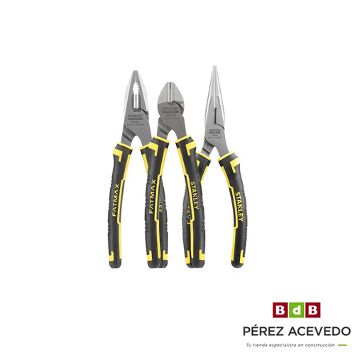 JUEGO ALICATES STANLEY FATMAX (4-84-488) 3 UNIDADES