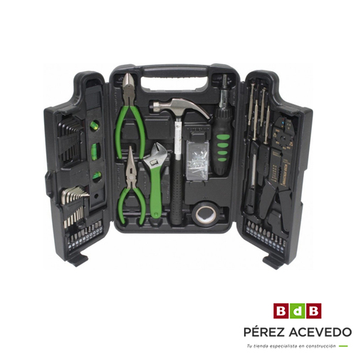 JUEGO HERRAMIENTAS ABS MAC POWER 129 PIEZAS CON MALETIN
