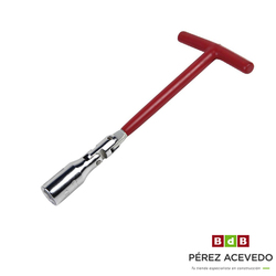 LLAVE BUJIAS 21 MM  ARTICULADA COFAN