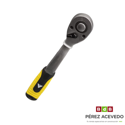 LLAVE CARRACA 1/2 72 DIENTES MANGO BIMATERIAL C.V. NIVEL