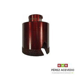 CORONA DIAMANTE PORCELANICO 8 MM CORTE SECO MUSSOL M-14 P/RADIAL