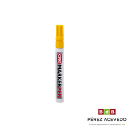 ROTULADOR PERMANENTE PUNTA REDONDA MARKERPEN AMARILLO 8 GR. 10 MKL