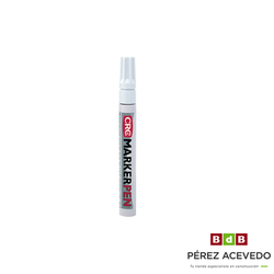ROTULADOR PERMANENTE PUNTA REDONDA MARKERPEN BLANCO  8 GR. 10 MKL