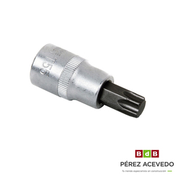 LLAVE DE VASO 1/4 CON PUNTA TORX 25