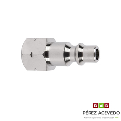 CONECTOR AIRE MACHO-ROSCA HEMBRA 3/8