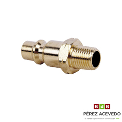 CONECTOR AIRE MACHO-ROSCA MACHO 1/4 GRAN CAUDAL