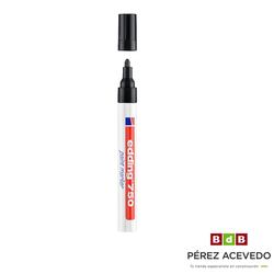 ROTULADOR PERMANENTE PUNTA REDONDA  EDDING 750 NEGRO