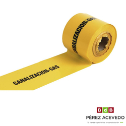 CINTA BALIZAMIENTO CANALIZACION GAS COFAN 150 MM X 250 METROS
