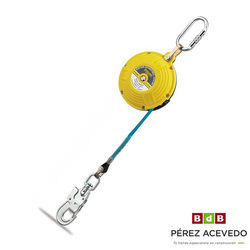 DISPOSITIVO ANTICAIDA RETRACTIL CINTA 5 MTS MARCA