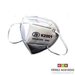 MASCARILLA PROTECCION  KN95 MODELO KZ001 BLISTER 10 UNIDADES