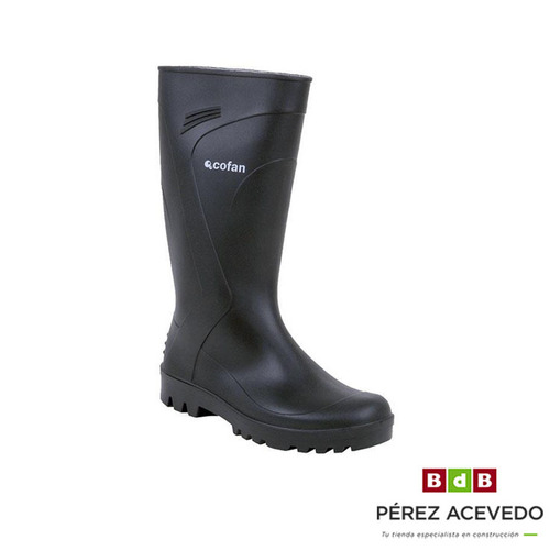 BOTA AGUA PVC COFAN NEGRA NUMERO 42