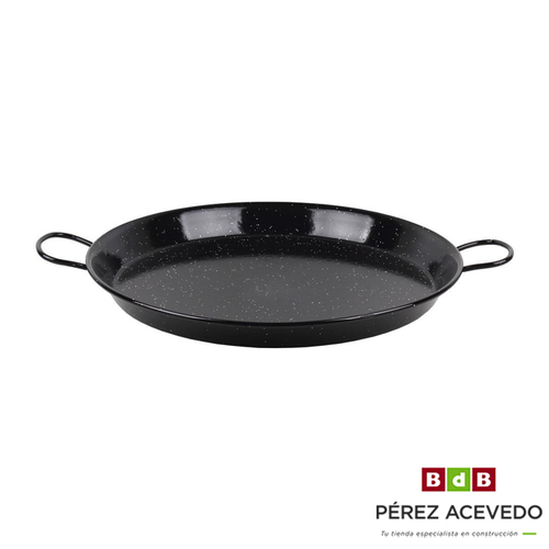 PAELLERA 70 CM ACERO ESMALTADO 2 ASAS