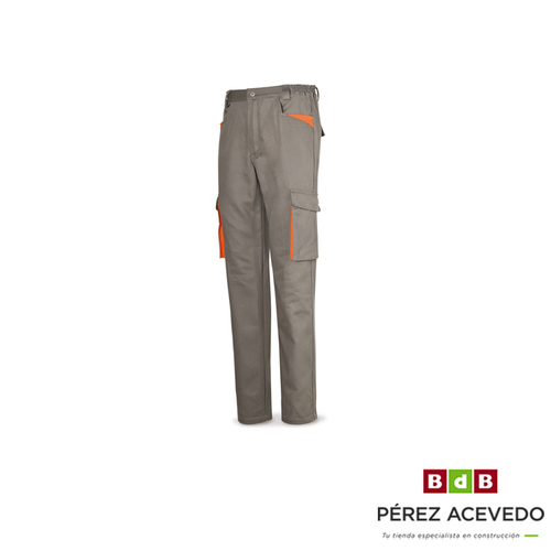 PANTALON ALGODON SUPERTOP GRIS T.38