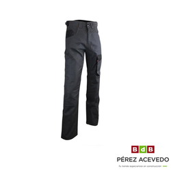 PANTALON COFAN MODELO QUANT GRIS / NEGRO 300 GMS/M TALLA 50