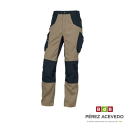 PANTALON MACH5 2  BEIGE / NEGRO TALLA L