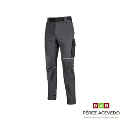 PANTALON WORLD ASPHALT GREY UPOWER TALLA L