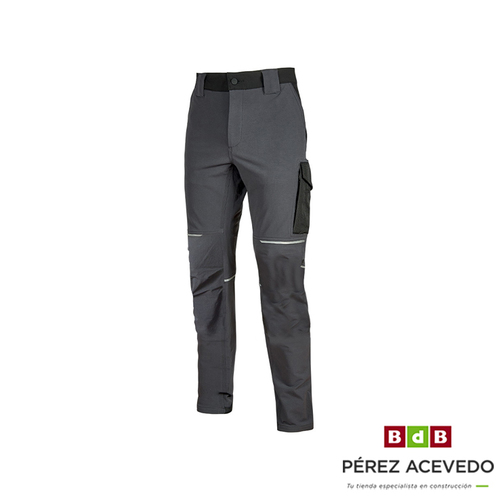 PANTALON WORLD ASPHALT GREY UPOWER TALLA XL